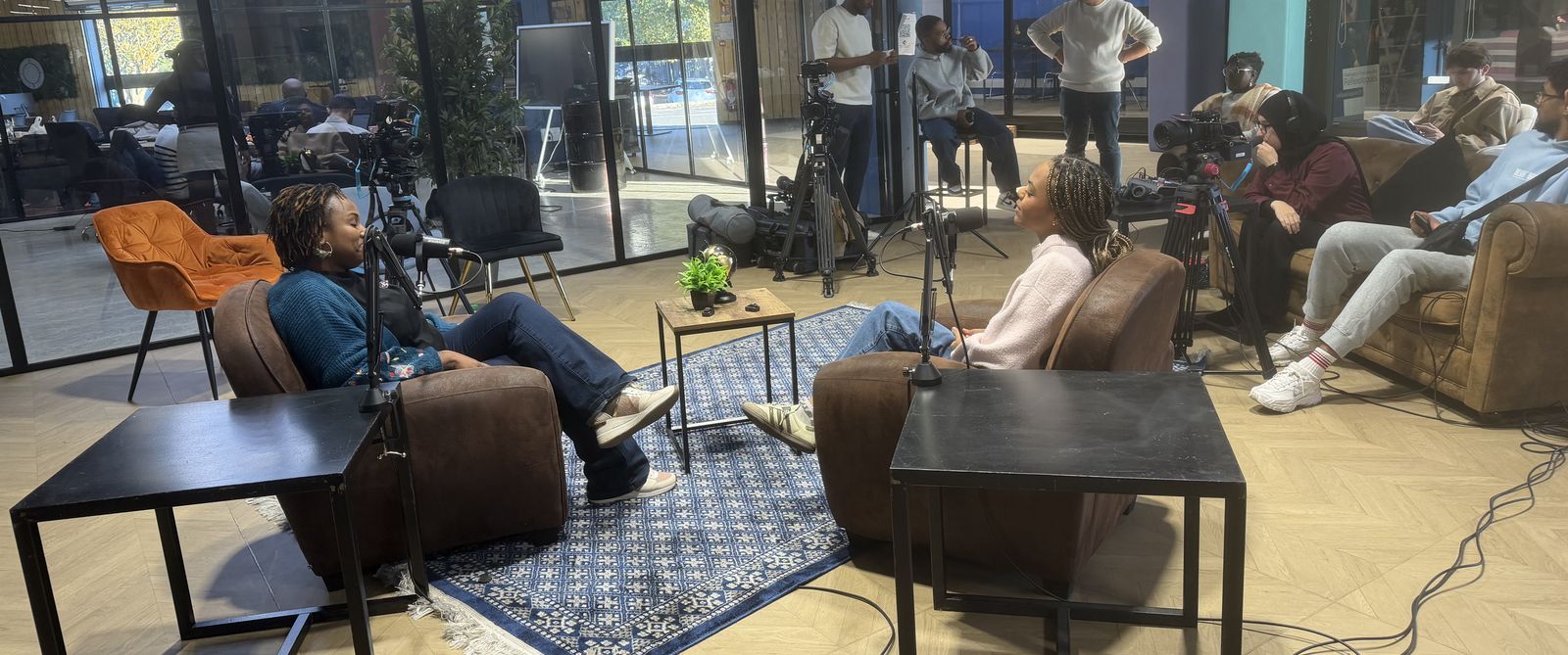 Le plateau : coulisses d'un tournage du 95 Podcast